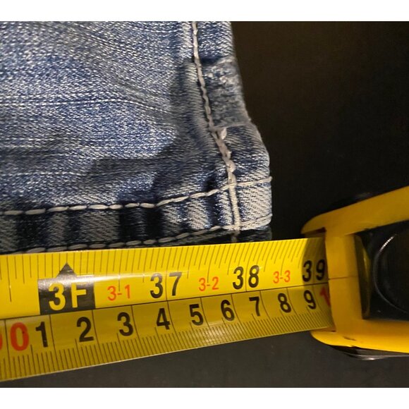 BKE Jeans Blue Jake Straight Jeans Mens 31x30 Demin Pants Faded - Picture 7 of 9